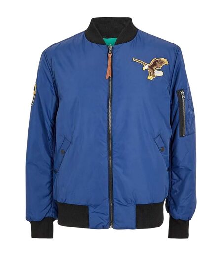 Mens Mark Mcnairy Bomber Jacket Estate Blue Diadora