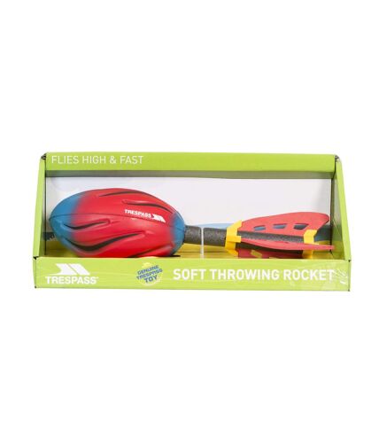 Blastoff soft foam throwing rocket one size red/blue Trespass