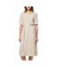 Robe beige femme pieces pia-1