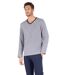 Pyjama long col v homme L'intemporel Eminence-1