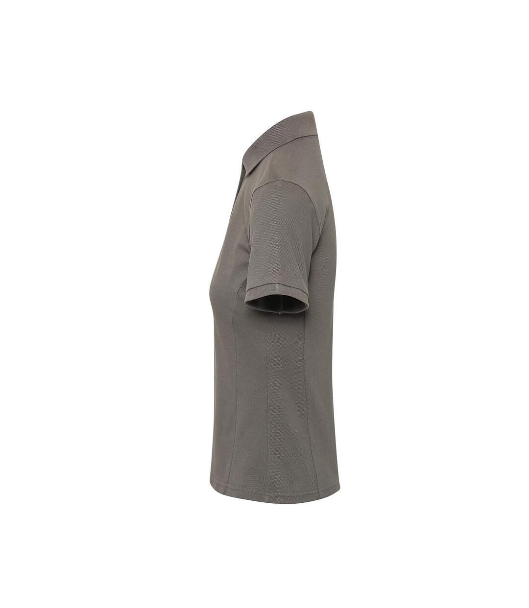 Womens/ladies Coolchecker Plus Piqu Polo With Coolplus Dark Grey Premier-3