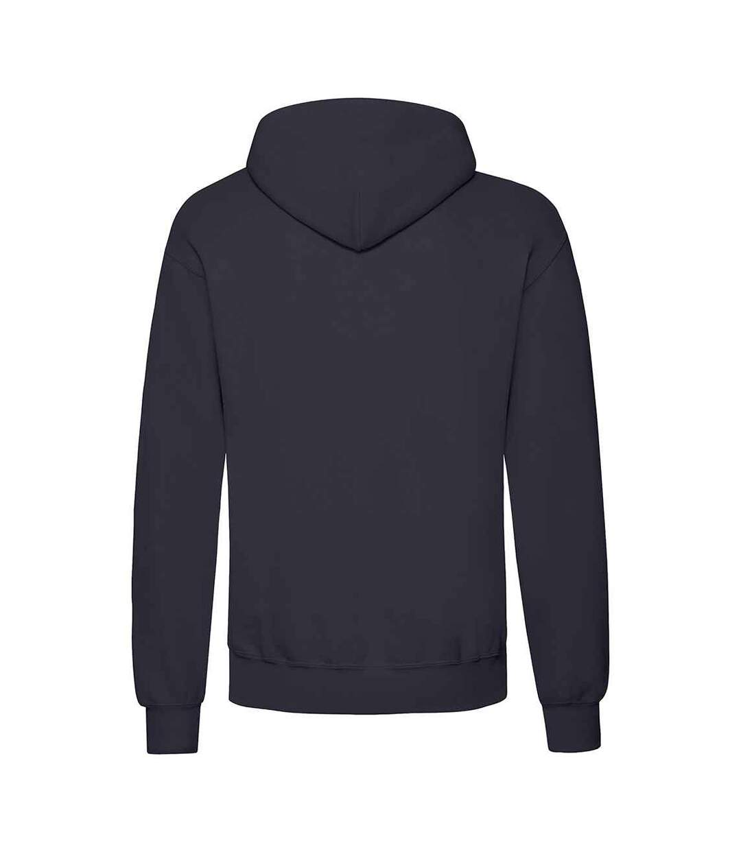 Sweat À Capuche Classic Adulte Bleu Marine Sombre Fruit Of The Loom-2