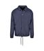 Build Your Brand Mens Coach Jacket (Navy)