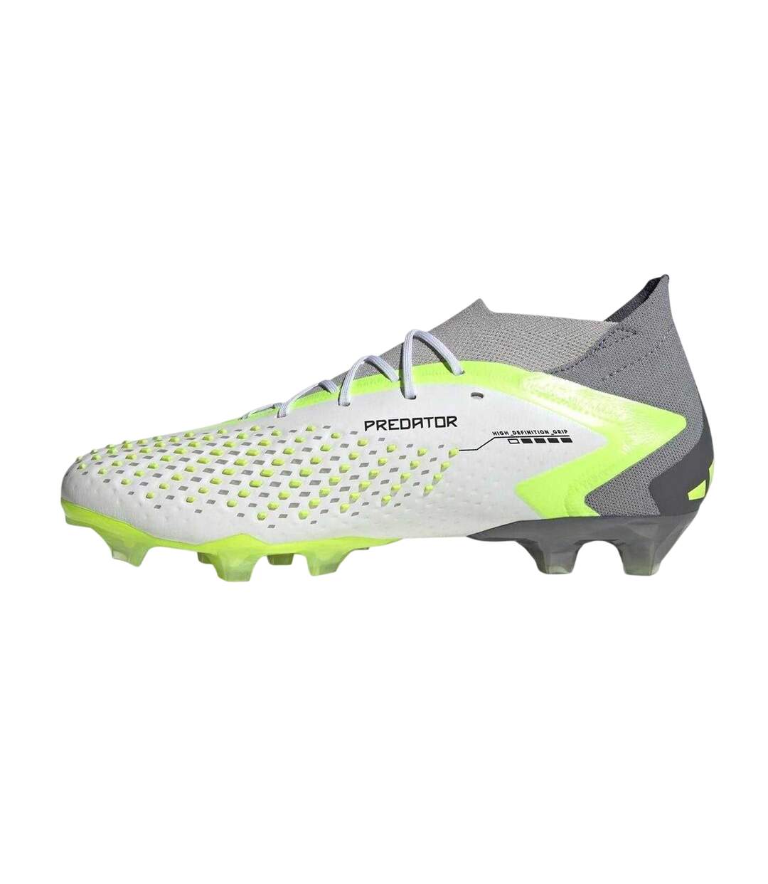 Mens Predator Accuracy.1 Fg Football Boots White Black Lime Green Adidas-3