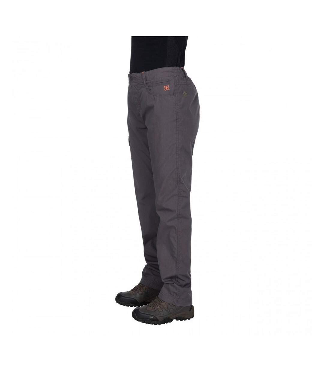 Trespass Womens/Ladies Rambler Water Repellent Outdoor Trousers (Carbon)