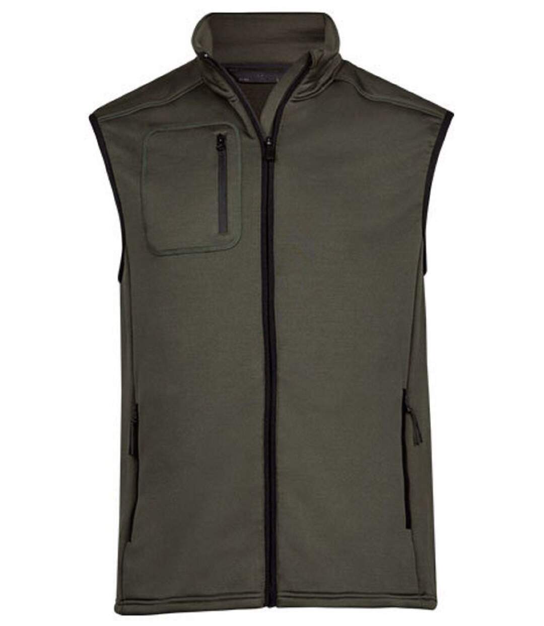 Gilet bodywarmer polaire extensible - Homme - 9104 - vert profond deep