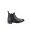 Roamers Mens Leather Quarter Lining Gusset Dealer Boots (Black) - UTDF110