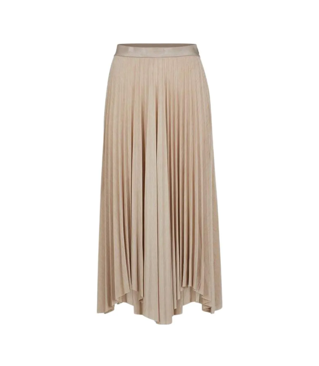 Jupe Longue Motif/style Asymétrique Exala Femme Beige Boss-1