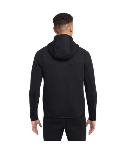 Veste À Capuche Motif/style Chevron Tech Homme Noir Nike