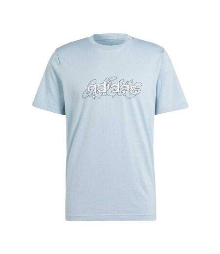 T-shirt Linear Graphic Homme Bleu Adidas