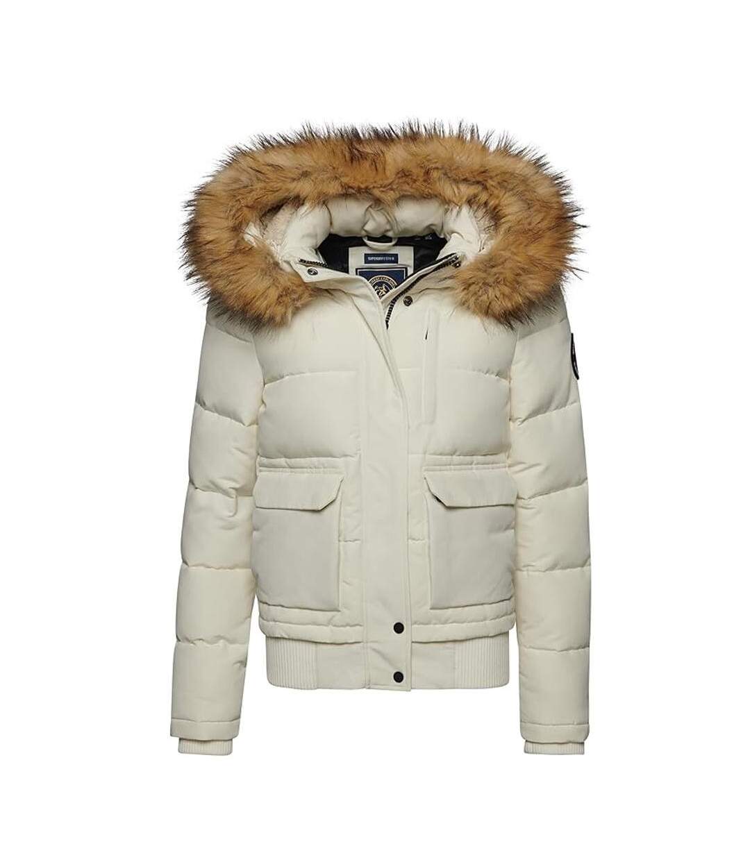 Doudoune Blanc Femme Superdry Everest - S