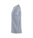 Mens Premium Melange T-shirt Grey Melange Clique-3
