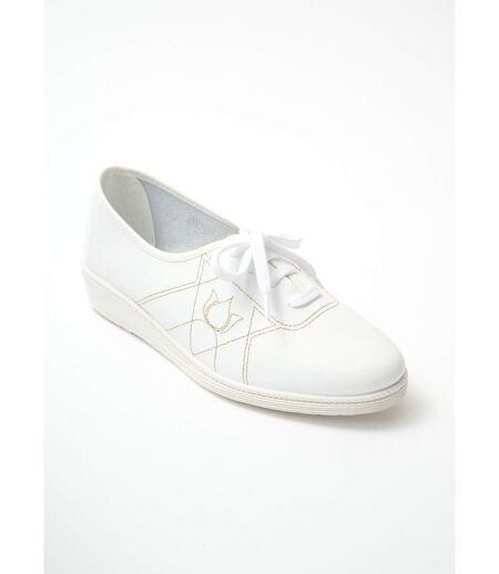Derbies lacées largeur confort cuir
