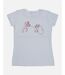 Disney - T-shirt LADY AND THE TRAMP SPAGHETTI OUTLINE - Femme (Blanc) - UTBI15308-1