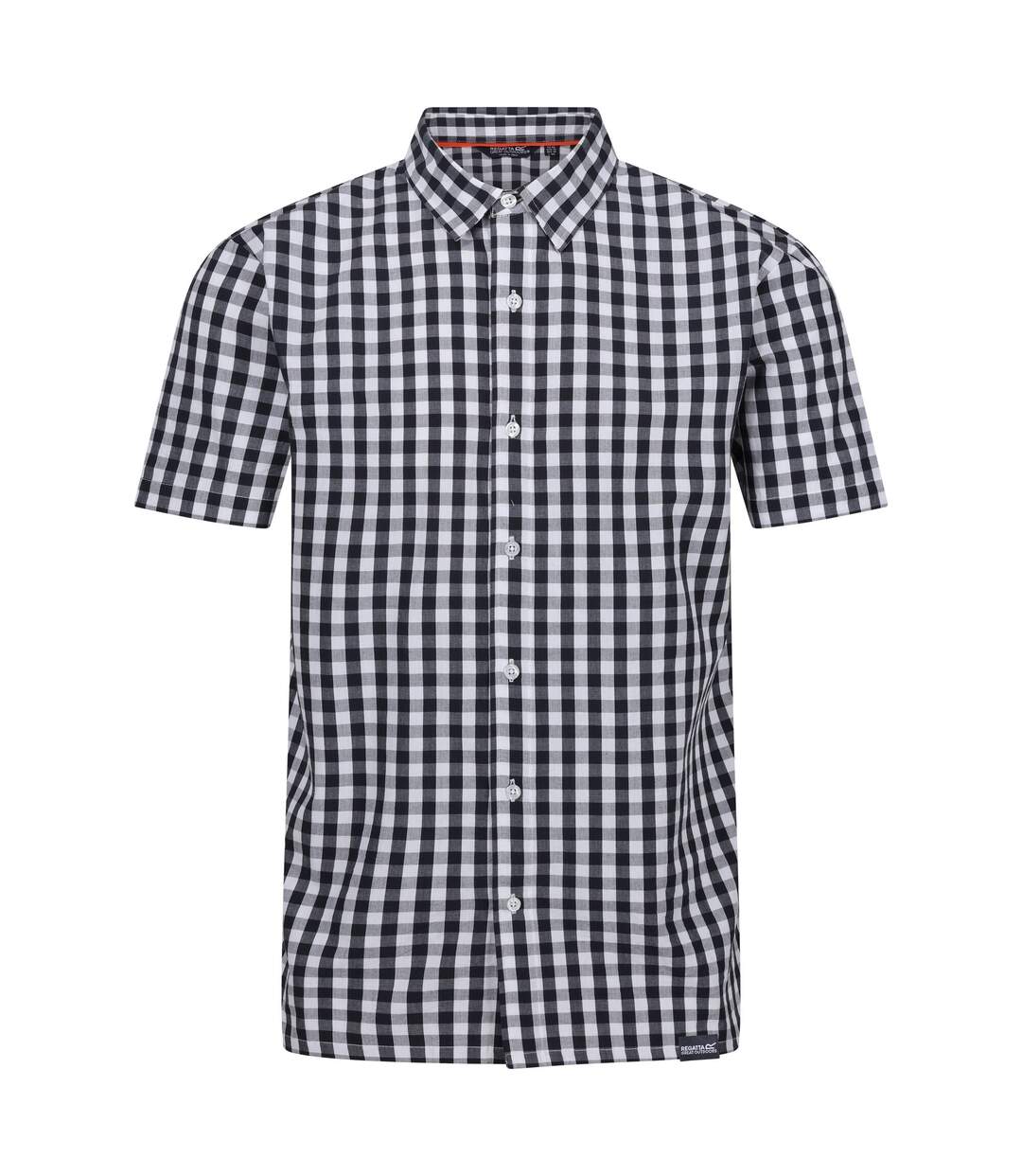 Chemise denmoor homme bleu marine / blanc Regatta-1