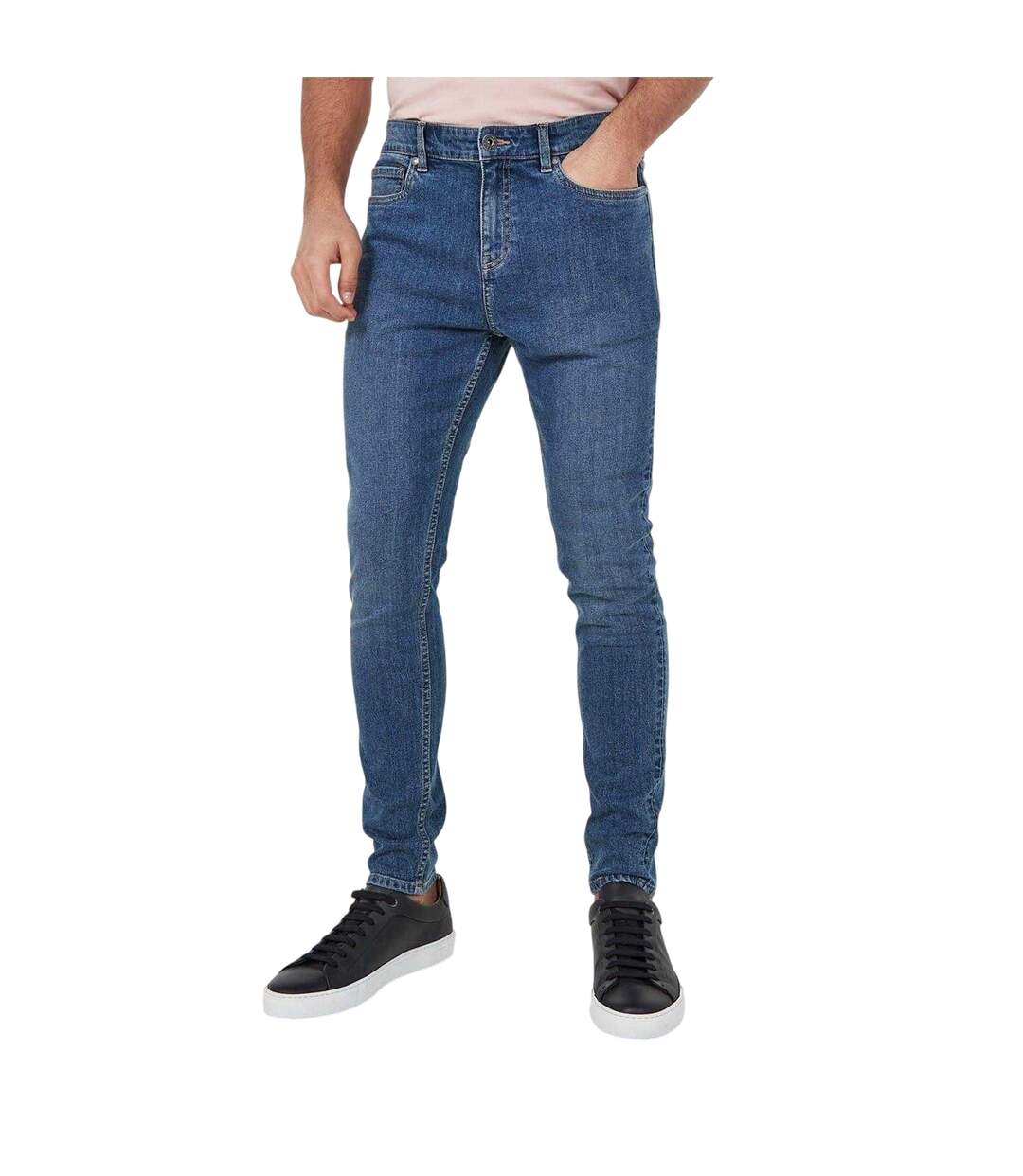 Jean Motif/style Logo Homme Bleu Firetrap-2