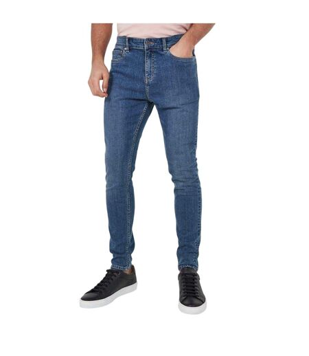 Jean Motif/style Logo Homme Bleu Firetrap
