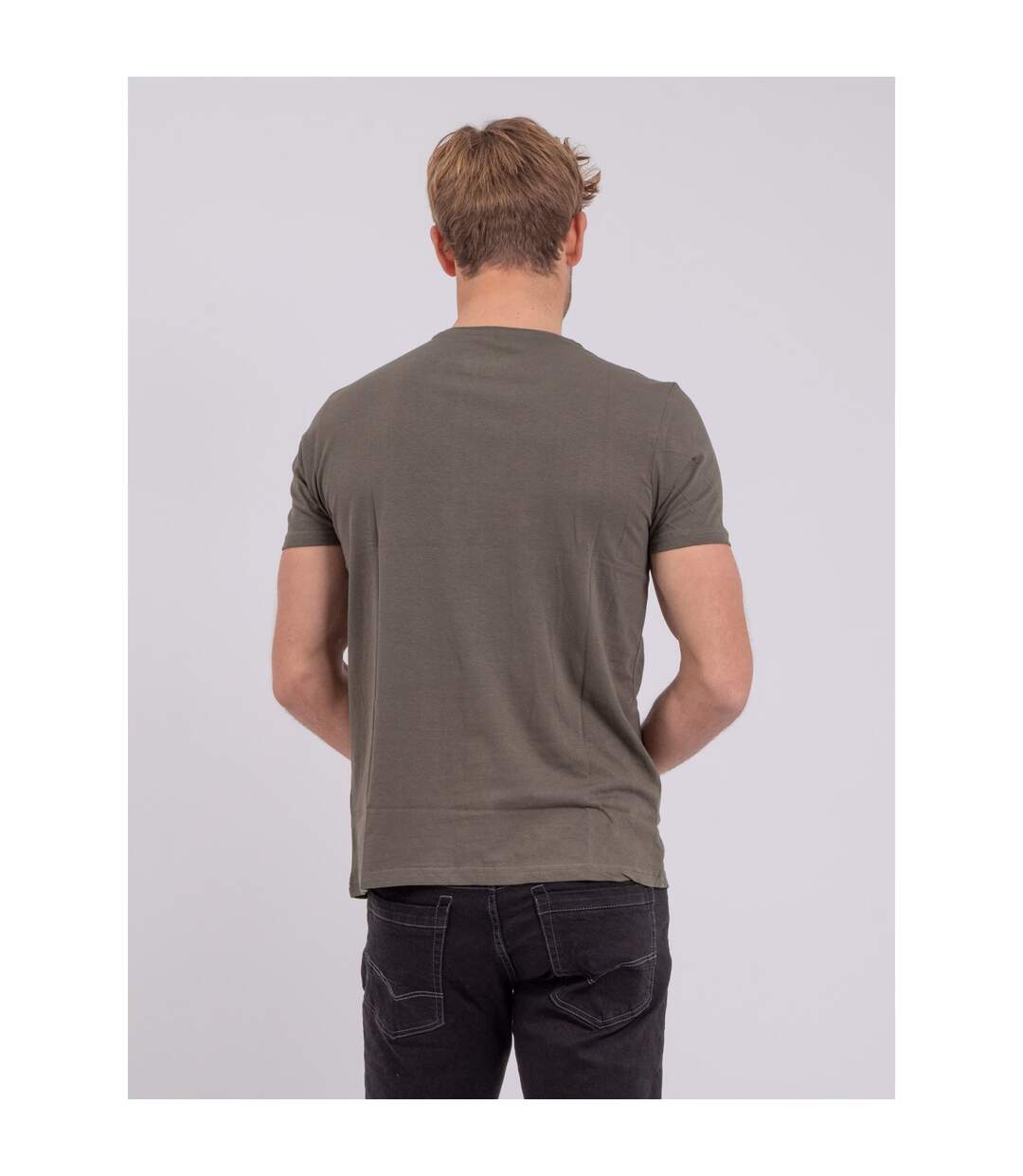 T-shirt manches courtes col rond pur coton NUMILAN-2