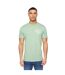T-shirt hentitled homme vert sauge Henleys-1