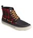 Sperry Mens Bahama Storm Leather Ankle Boots (Black/Red)