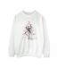Disney Sweatshirt Womens/Ladies The Nightmare Before Christmas Tree Pink (Blanc) - UTBI31907-1