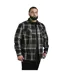 Veste Chemise Motif/style À Carreaux Falkirk Homme Noir Gris Duke-1