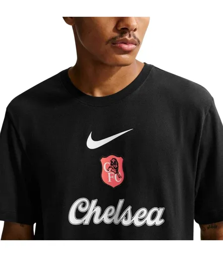 Mens 2025/2026 Crest T-shirt Navy White Nike