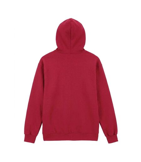 Unisex Adult Hammer Maxweight Hoodie Cherry Red Gildan