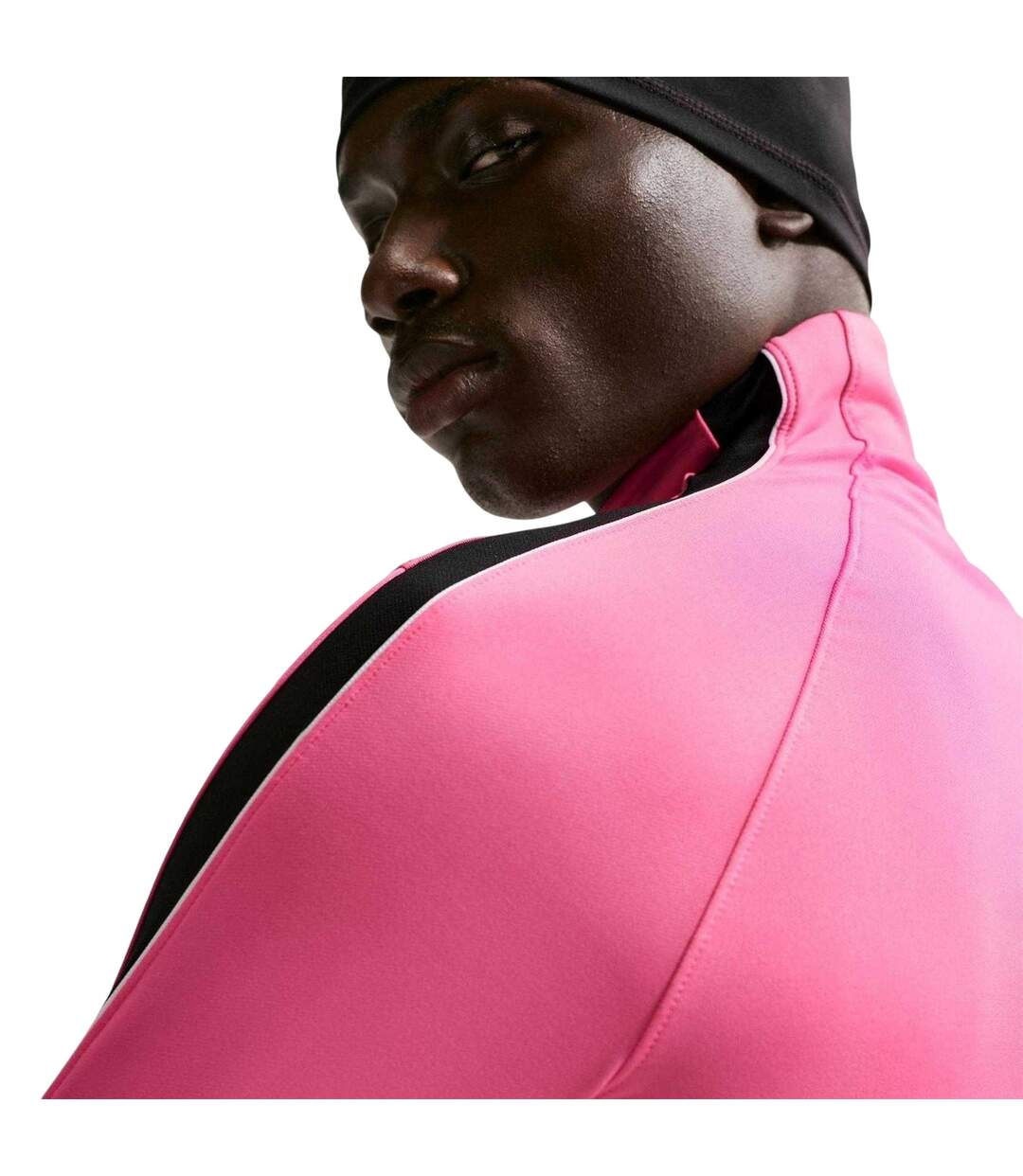 Mens Strike Drill Top Pink Black Nike-4