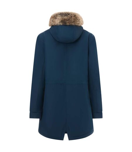 Veste Imperméable Et Isolante À Capuche Duveteuse Sophia Femme Bleu Marine Regatta