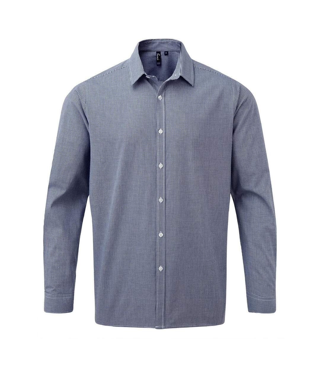 Chemise homme bleu marine / blanc Premier Premier