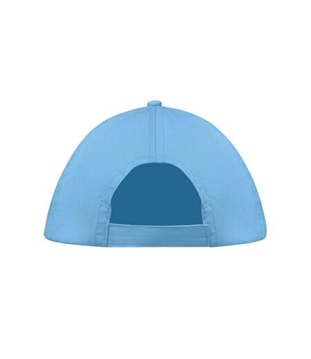 Buzz 5 Panel Baseball Cap Baby Blue MidOcean