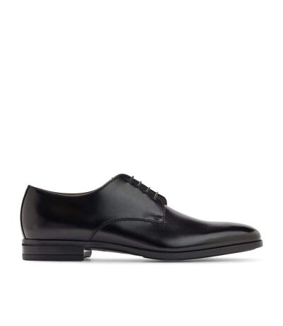 Mens Kensington Leather Derby Shoes Black Boss