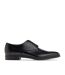 Mens Kensington Leather Derby Shoes Black Boss-1