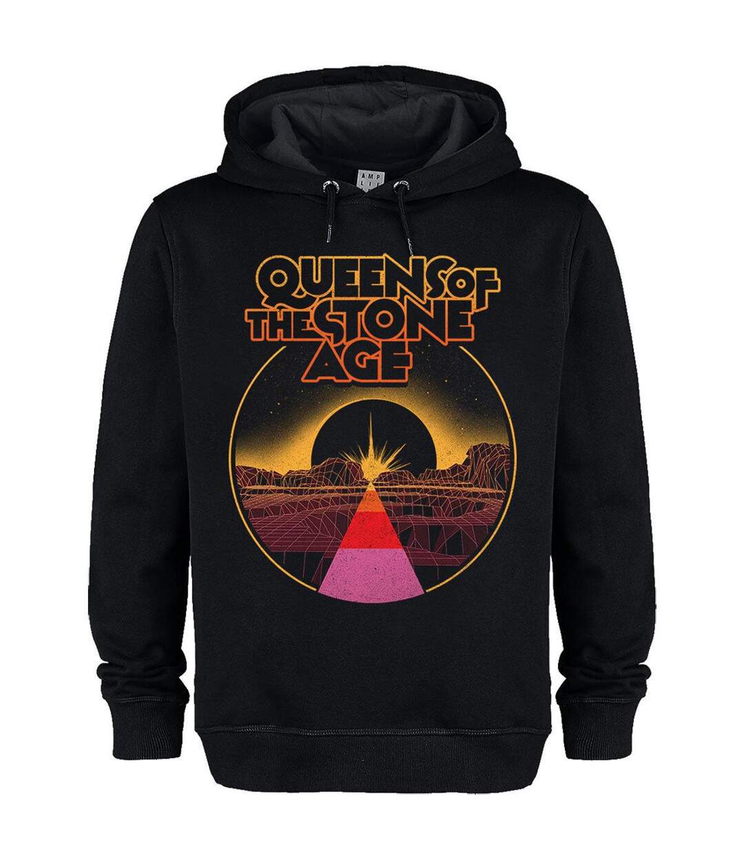 Sweat À Capuche Eye Of The Moon Adulte Noir Amplified-1