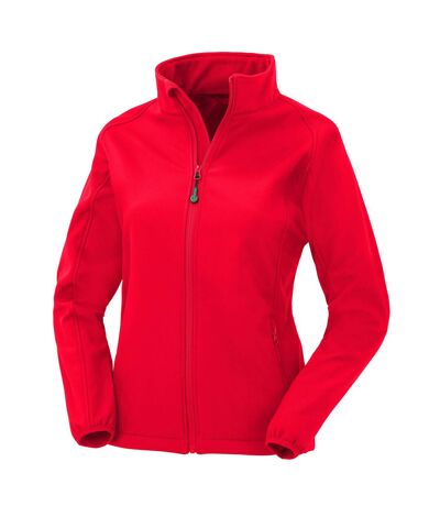 Veste softshell femme rouge Result Genuine Recycled