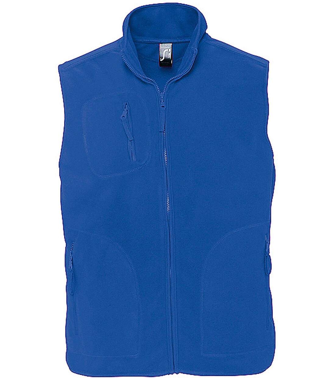 Gilet sans manches bodywarmer polaire unisexe - 51000 - bleu roi-2