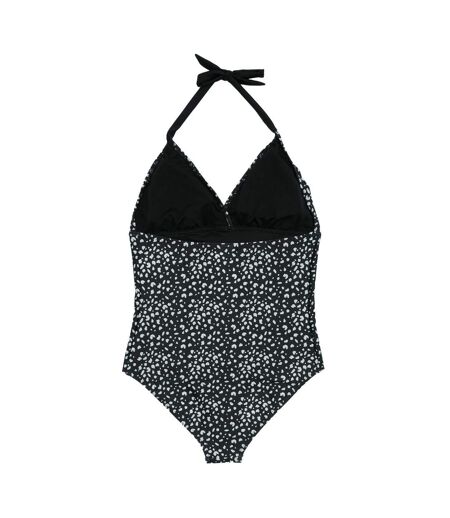 Maillot de bain 1 pièce flavia femme noir / blanc Regatta