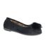 Womens/ladies Julie Pom Pom Slippers Black Sleepers-1