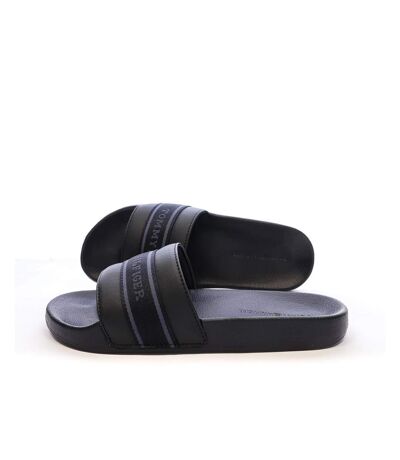 Claquettes noires femme tommy hilfiger hilfiger poolside - 36