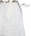 MAYFLOWER PF334 - Jupe longue ample pour femme : le charme d'un imprimé fleuri kaki et blanc-4