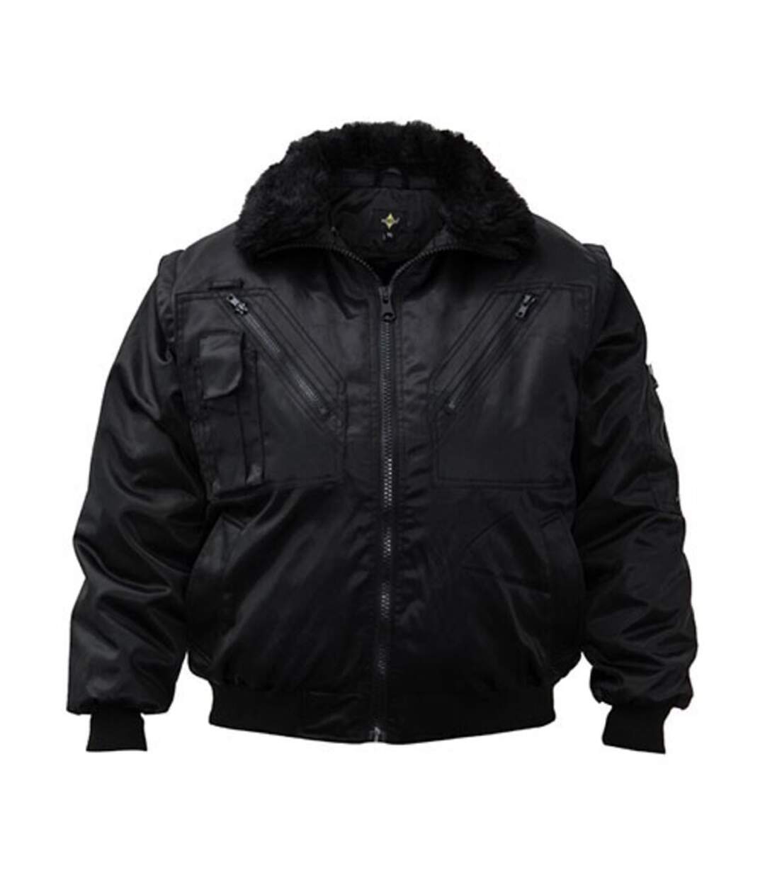 Blouson Pilote Oslo Homme Noir Korntex-1