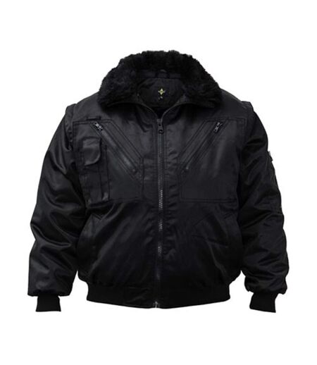 Blouson Pilote Oslo Homme Noir Korntex