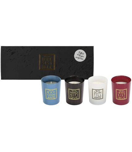 Coffret de 4 bougies senteur fleur de coton You are