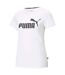 T-shirt Style Logo Essential Femme Blanc Puma-2