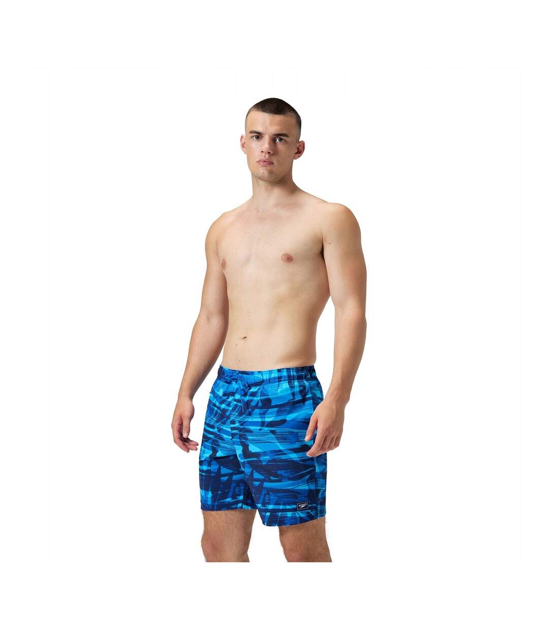 Short De Bain Motif/style Imprimé Redondo Edge Homme Bleu Speedo-1