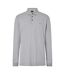 Polo Manches Longues Pado Homme Argenté Boss-1