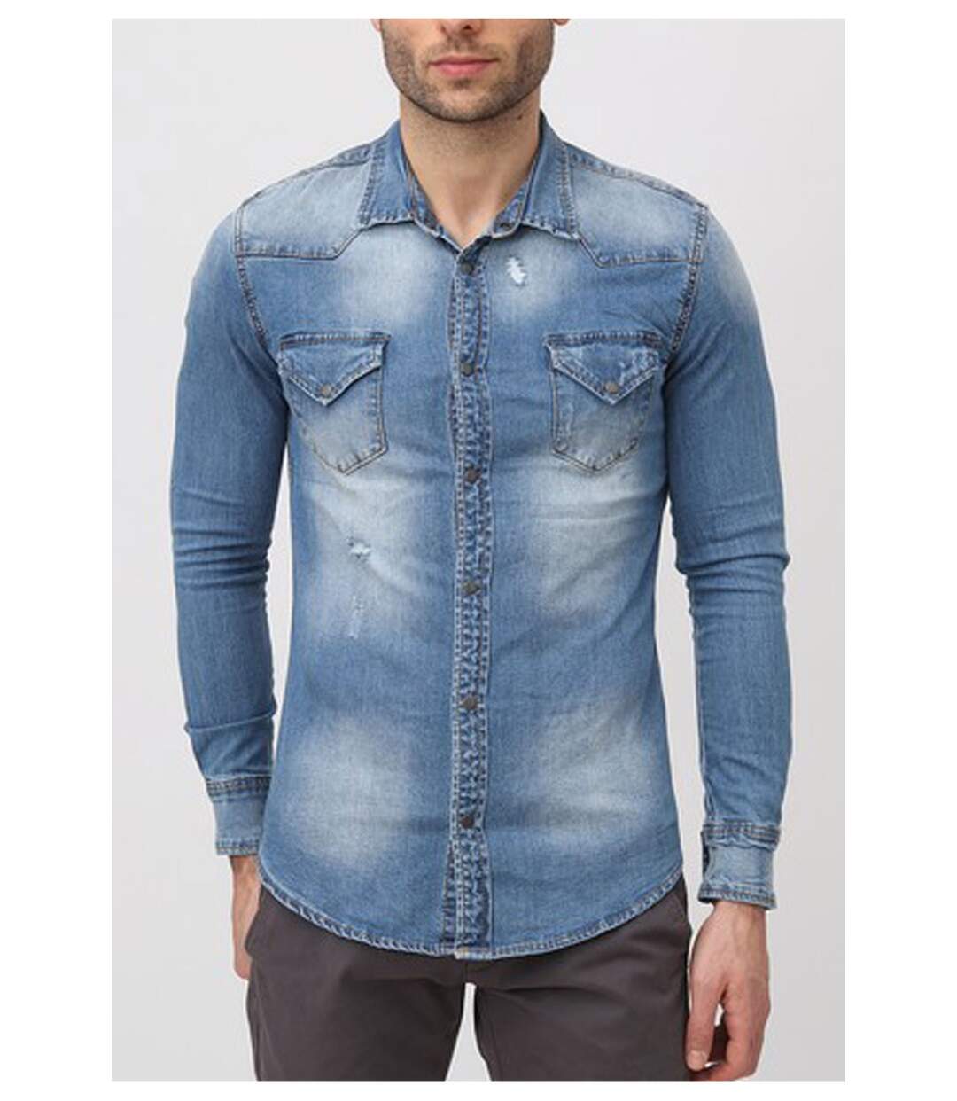 Chemise en jeans-1