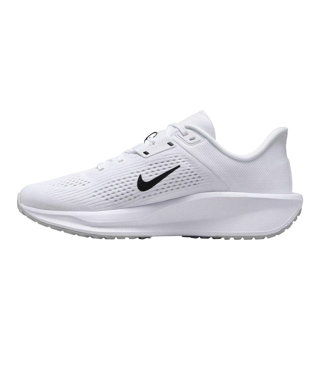 Womens/ladies Quest 6 Running Shoes White Black Nike-3