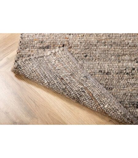Tapis Déco en Laine Loump 200x300cm Gris & Beige